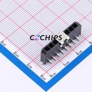 WT5557L-080C-0W Wire-to-Board Pin Header SMD,P=3mm Connector 1x8P 3mm Vertical Mount Micro-Fit (MX 3.0) - Product Image 1