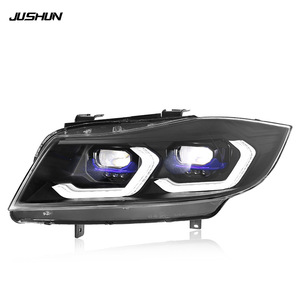 Jushun <b>Led</b> <b>Headlights</b> For Bmw 3 Series E90 Dual Color Drl Dynamic Turn Signal 12V Car Lighting Upgrade - Product Image 2