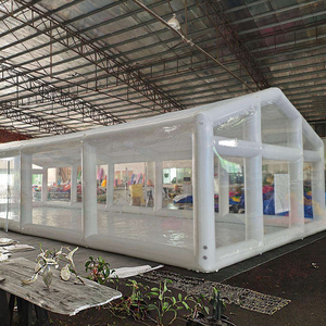 屋外グランピング透明な結婚式のパーティーイベント城に最適なデザイン巨大インフレータブルフレームPVCテント - Product Image 1