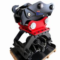 Compacteur vibrant hydraulique robuste compatible avec les excavatrices CAT, KOMATSU, VOLVO – Équipement de compactage de fondations