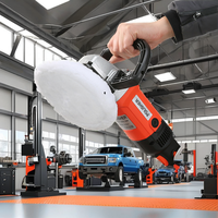 Polisseuse orbitale électrique rotative industrielle réglable de 1400W polissage multifonctionnel de cirage de voiture pour la polisseuse de plancher de voitures 1400W