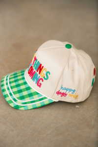 Casquette Snapback Personnalisable avec Broderie 3D en Forme de A, Visière à Carreaux, Unisexe, Réglable, 5 Panneaux, Printemps-Été, Style Décontracté, Casquette de Baseball - Product Image 2