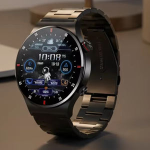 Reloj Inteligente Deportivo de Acero NFC de Lujo 2025 para Hombre y Mujer, Llamadas BT, Multifunción, Resistente al Agua IP68, Sistema Operativo Android, QW33, 2 Correas - Product Image 1