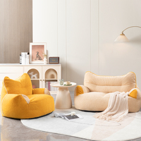 Fauteuil pouf moderne en fausse fourrure, doux et confortable, pour enfants, avec housse amovible, pour usage intérieur, parmi les plus vendus