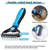 Peigne de toilettage pour chiens pour amincissement et démêlage ensemble de brosses à cheveux pour chiens