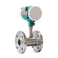 Débitmètre de liquide à zone variable en acier inoxydable avec écran LCD, compteur de carburant/gaz oxygène, compteur d'air/eau préréglé, bride en ligne