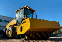Compacteur de sol à tambour unique de 26 tonnes, puissant et robuste, modèle Xs265js