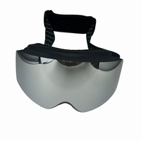 2025 nouveaux produits tendance Anti-buée argent lentille lunettes de ski personnalisées Sports de plein air Snowboard lunettes de Ski pour hommes