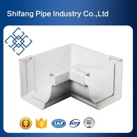 Offre Spéciale maison canal de drainage plastique extrusion toit gouttière philippines blanc brun gris couleur pvc gouttière 3 mètres