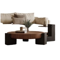 Table basse en bois massif de style italien, nordique, nouveau style chinois minimaliste pour petit appartement, salon, chambre à coucher