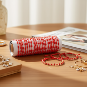 Braccialetto con Nodo a Sette Stelle Rosso, 2400 Pezzi per Scatola, Bracciali Charm alla Moda - Product Image 3