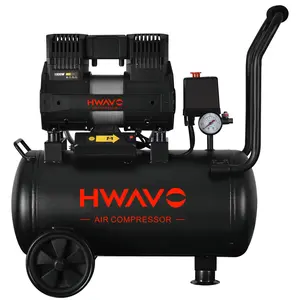 High pressure 0.8 mpa small oil free air compressor home decoration oilless mini air compressor for carpentry