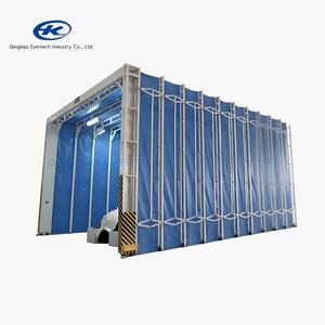 Katlanabilir Geri Çekilebilir Sprey Mobil Boya Kabini PVC Geri Çekilebilir Boya Kabini CE belgeli - Product Image 2