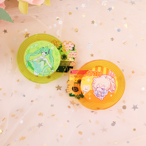 Tùy chỉnh hiện đại Truyền Thống kim loại CD sứ men xoay men pin với huy hiệu kết hợp - Product Image 1