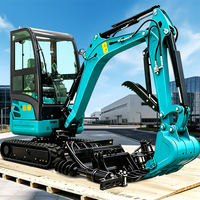 Mini-excavatrice hydraulique compacte, livraison gratuite, CE Euro 5, pour projets agricoles, de jardinage et de construction