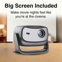 Veacine T6PLUS Produit intelligent Mini projecteur portable LED 1080P Support Home cinéma 230 ANSI Lumens 8G WiFi6 Mise au point