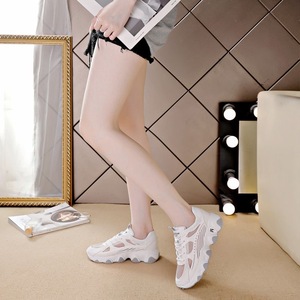 Venta al por mayor de moda para niñas plataformas casuales gruesas suela gruesa <span class=keywords><strong>mujer</strong></span> caminar correr deportes <span class=keywords><strong>mujer</strong></span> <span class=keywords><strong>tenis</strong></span> zapatos señoras zapatillas de deporte - Product Image 5