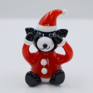 Statuetta Animale Natalizia in Vetro di <span class=keywords><strong>Murano</strong></span> Artigianale Lavorato a Lume per Decorazione Giocattolo di Natale - Product Image 4