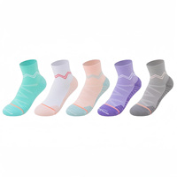 Chaussettes de course personnalisées en gros avec logo, chaussettes de sport en nylon à compression rapide pour cyclistes et passagers