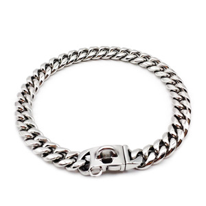 <span class=keywords><strong>Collare</strong></span> per Cani Personalizzato di Lusso in Acciaio Inossidabile Resistente, Larghezza 14mm, Placcato Oro, Design Resistente ai Morsi per Cani di Taglia Grande - Product Image 6