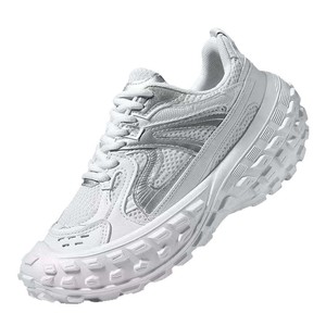 Zapatillas Chunky Vintage Desgastadas para Hombre, con Suela de Neumático que Aumenta la Altura, Estilo Rocker, Calzado Casual Urbano, Zapatos de Papá - Product Image 5