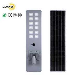 Lámparas solares de carretera para exteriores de alta calidad de 5 años, lámpara de carretera para puente de estacionamiento, sensor de movimiento de 8 metros, luz de calle Solar LED de 400W y 600W