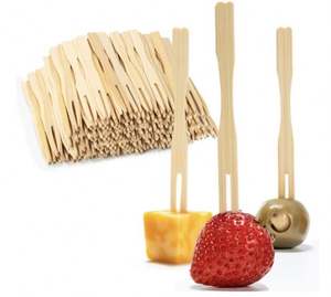 New Arrival Usa Mairun Modern Moso Bamboo <b>Disposable</b> Knife Fork <b>Cutlery</b> with Custom Logo for Giveaways - Product Image 1