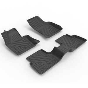 Nouveauté - Tapis de sol de voiture imperméable de haute qualité en TPE 3D, design professionnel, ensemble complet, facile à nettoyer, pour VW Tiguan 2009-2016 - Product Image 1