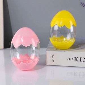ไข่พลาสติกขนาดใหญ่ปรับแต่งได้สำหรับเด็ก - ดีไซน์ทันสมัย พิมพ์ลายซิลค์สกรีน สำหรับของขวัญอีสเตอร์ ตกแต่งงานปาร์ตี้ - Product Image 1