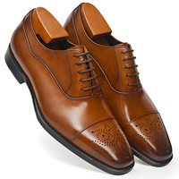 Herren Business Formelle Schnürschuhe Geschlossene Zehenpartie Echtes Leder Anzugschuhe mit Erhöhung Schneller Versand