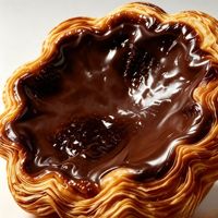 Niusazz Egg Tart Kue Beku Kulit Puff Renyah Panas Dingin Camilan Dessert yang Dapat Dimakan Umur Simpan 12 Bulan