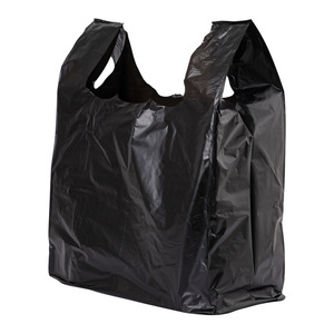 Household Trash Bags 32x52cm Black M Size Thickened For <b>Kitchen</b> Use 8L 10L Capacity <b>Plastic</b> Garbage Bags - Product Image 1