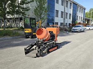 Mixer Beton Crawler Buatan China Mudah Digunakan Satu Orang Dapat Melakukan Pekerjaan Pemuatan, Pencampuran, Pengangkutan, dan Pembongkaran - Product Image 5