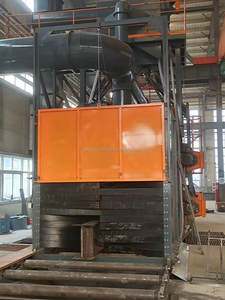 Automatische Walzen tunnel der Serie Q69 Stahlplatte Oberflächen rosten tfernung Reinigung Schleif strahl maschine - Product Image 6