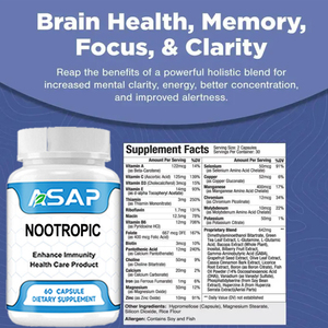 Suplemento de soporte cerebral Cápsulas potenciadoras cognitivas Cápsula nootrópica de fosfatidilserina - Product Image 2