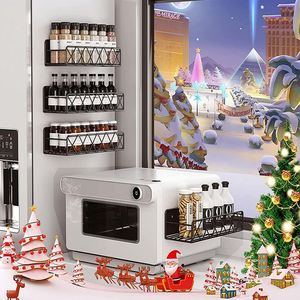 Nouveauté 2024 : Organisateur d'épices magnétique mobile à 2, 3, 4 ou 5 niveaux pour réfrigérateur et fixation murale – Accessoires de cuisine très demandés - Product Image 6