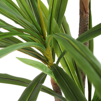 Planta Artificial de Dracaena Angustifolia Casi Natural, Ecológica, Perenne, para Halloween, Año Nuevo, Hoteles y Oficinas, Venta al Por Mayor