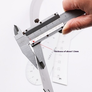 Dual-Sided 11-260 Large Aluminum Metal Knife <strong>Ruler</strong> Thickened Clothing <strong>Pattern</strong> <strong>Making</strong> Sewing Drawing Scale Metric Imperial - Product Image 2