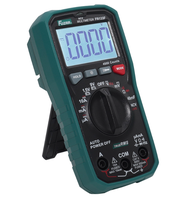 Multimètre numérique compact FUZRR FR133F 4000 points True RMS pour la mesure de tension AC/DC, courant, résistance, capacité et fréquence