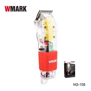 Cortadora de <span class=keywords><strong>Pelo</strong></span> <span class=keywords><strong>Profesional</strong></span> WMARK NG-108 7300 RPM, Totalmente Transparente, Recargable por USB, Inalámbrica <span class=keywords><strong>para</strong></span> Hombre - Product Image 5