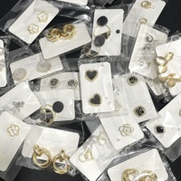 1000 Estilos Diferentes de Aretes de Moda Chapados en Oro de 18K, Pendientes de Acero Inoxidable para Mujer, Arracadas