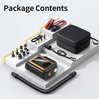Compresseur d'air portable pour pneus de voiture avec démarreur de batterie, souffleur et manomètre numérique ABS, faible bruit, idéal pour le camping et les articles gonflables