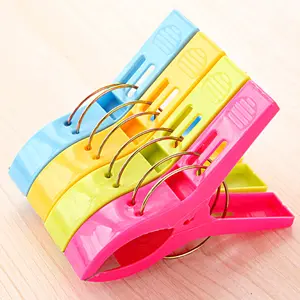 Colorful Plastic Clothespins Heavy Duty Laundry Clothes Pins Clips with Springs Colorful Plastic Clothes Clips