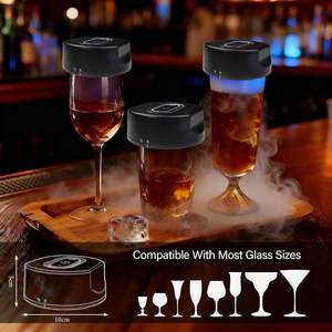 Kit <span class=keywords><strong>de</strong></span> <span class=keywords><strong>fumage</strong></span> électrique pour whisky et cocktails, cheminée à fumer, kit d'infusion avec variété <span class=keywords><strong>de</strong></span> <span class=keywords><strong>bois</strong></span> parfumés KZ-31 - Product Image 5