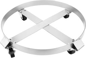 Portador de tambor de acero de 1000 libras, capacidad de 55 galones, carro de barril móvil, carrito <span class=keywords><strong>Dolly</strong></span>, estructura de contenedor de rollo personalizable, soporte OEM - Product Image 2