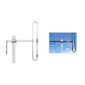 Antena Dipolo Vertical Plegable de Aleación de Aluminio VHF136-174MHz con Cable N-Macho para Comunicación de Estación Base (1 unidad) - Product Image 1