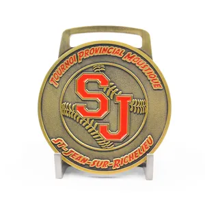 Produttore personalizzato 3D Gold Karate Taekwondo calcio Kuwait medaglia maratona Sport Sport in bianco Karting metallo Karting Cricket medaglia