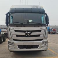 Truk Traktor Bekas Foton AUMAN GTL 10 Roda 4x2 Euro 6 Setir Kiri Transmisi Otomatis AMT Diesel Tugas Berat Kamera Belakang