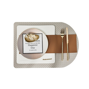 Ceramic Plate Gold Rim Dinner Plates Dish <strong>Dessert</strong> Salad Plate Dinnerware Set Transparent <strong>Square</strong> Crystal Mat <strong>Tray</strong> - Product Image 6