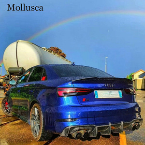 Difusor Trasero de Fibra de Carbono Estilo A3 S3 8V, Labio de Parachoques Trasero 2014-2020 - Product Image 6